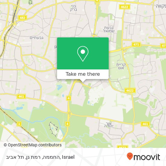 החממה, רמת גן, תל אביב map