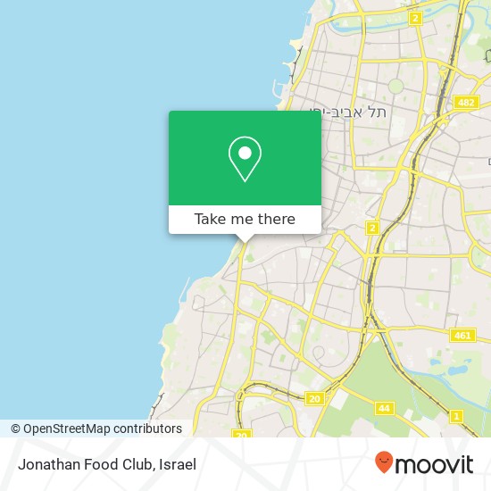 Jonathan Food Club, קויפמן יחזקאל נווה צדק, תל אביב-יפו, 60000 map