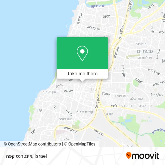 Карта אינטרנט קפה