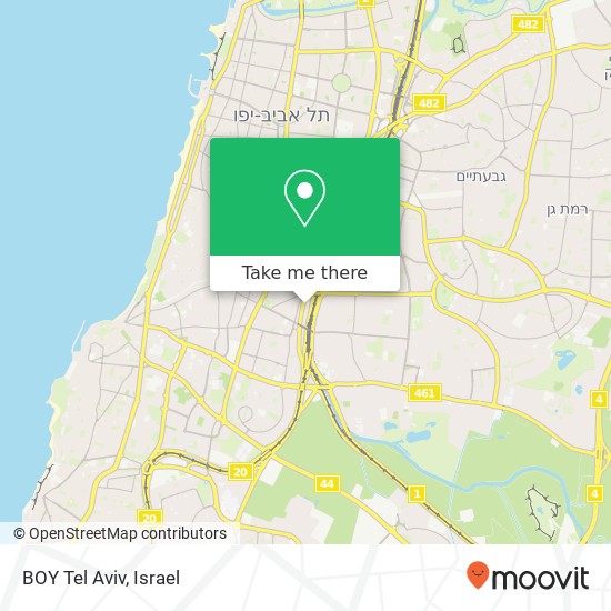BOY Tel Aviv map