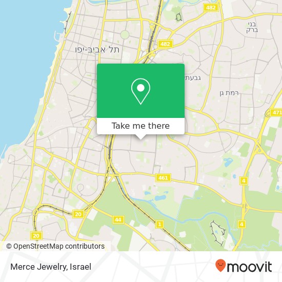 Merce Jewelry, טור מלכא 13 יד אליהו, תל אביב-יפו, 67316 map