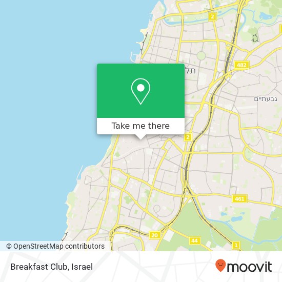 Breakfast Club map