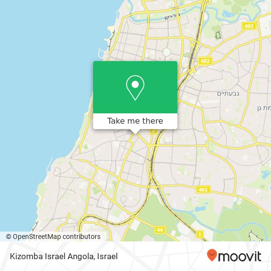 Kizomba Israel Angola map