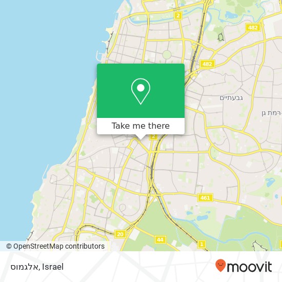 Карта אלגמוס, יד חרוצים תל אביב-יפו, תל אביב, 67778