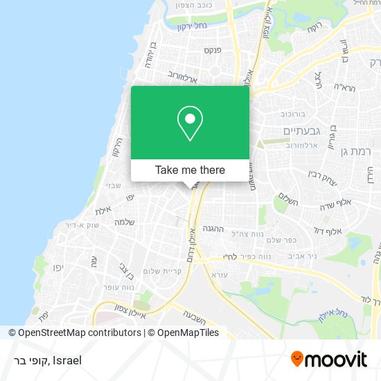 קופי בר map