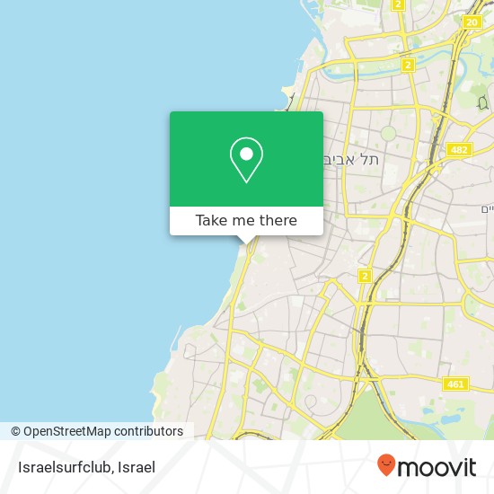 Israelsurfclub, כרם התימנים, תל אביב-יפו, 60000 map