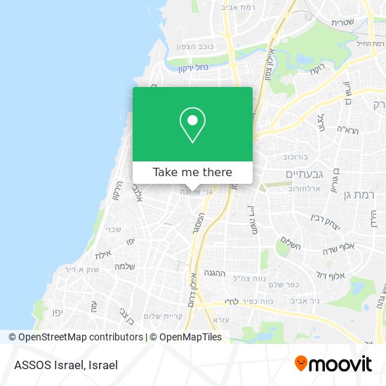 ASSOS Israel map