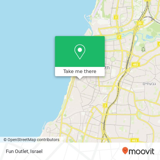 Fun Outlet, דר' חיים בוגרשוב תל אביב-יפו, תל אביב, 63342 map