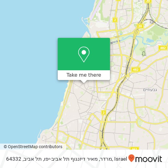 Карта מרדר, מאיר דיזנגוף תל אביב-יפו, תל אביב, 64332