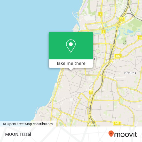 Карта MOON, דר' חיים בוגרשוב תל אביב-יפו, תל אביב, 60000