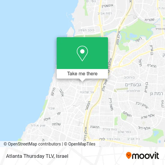 Карта Atlanta Thursday TLV