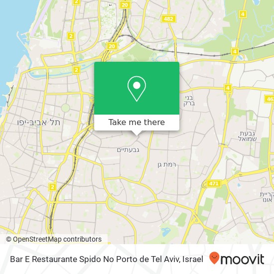 Bar E Restaurante Spido No Porto de Tel Aviv, אביב גבעתיים, 53000 map