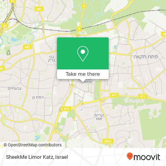 SheekMe Limor Katz, פרץ 35 גבעת שמואל, 54015 map