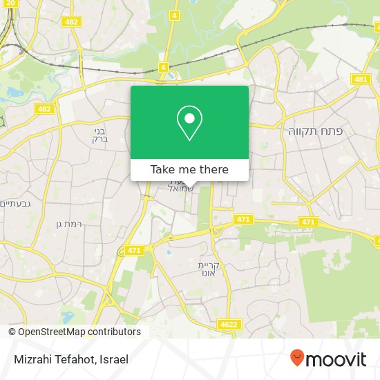 Mizrahi Tefahot, גבעת שמואל, 54000 map