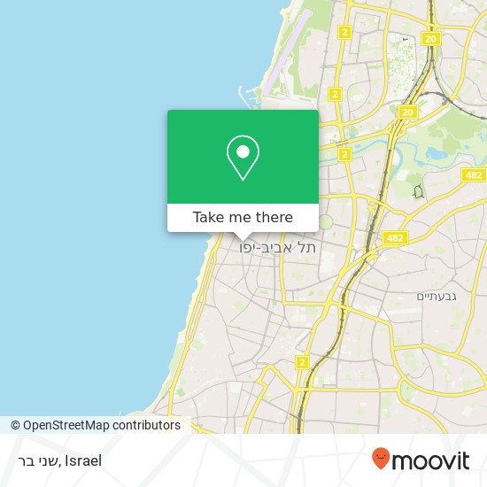 שני בר, מאיר דיזנגוף תל אביב-יפו, תל אביב, 63461 map