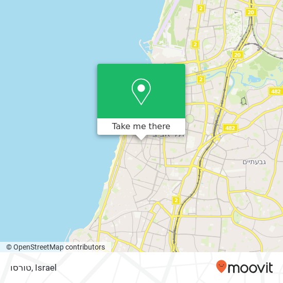 Карта טורסו, מאיר דיזנגוף תל אביב-יפו, תל אביב, 64397