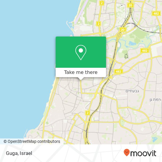 Guga, צייטלין 1 הצפון החדש-האזור הדרומי, תל אביב-יפו, 64956 map