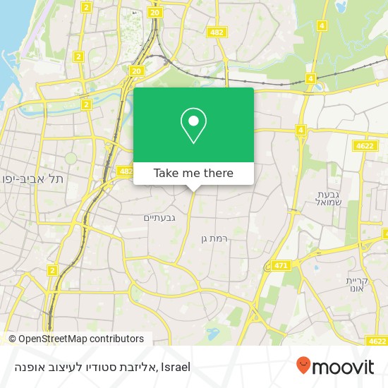 אליזבת סטודיו לעיצוב אופנה, דרך דוד בן גוריון רמת גן, תל אביב, 52396 map