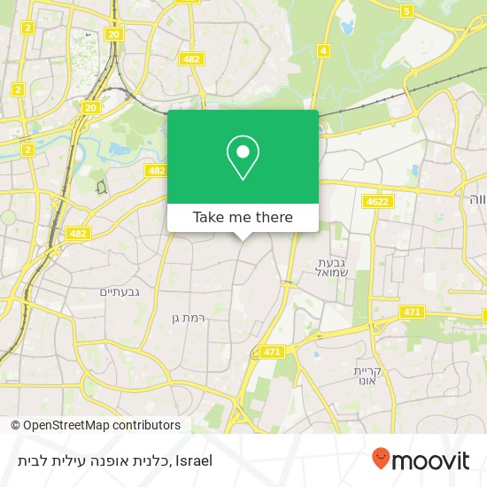 כלנית אופנה עילית לבית, חזון איש בני ברק, תל אביב, 51506 map