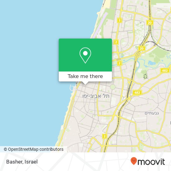 Basher, מאיר דיזנגוף הצפון הישן-האזור הצפוני, תל אביב-יפו, 60000 map