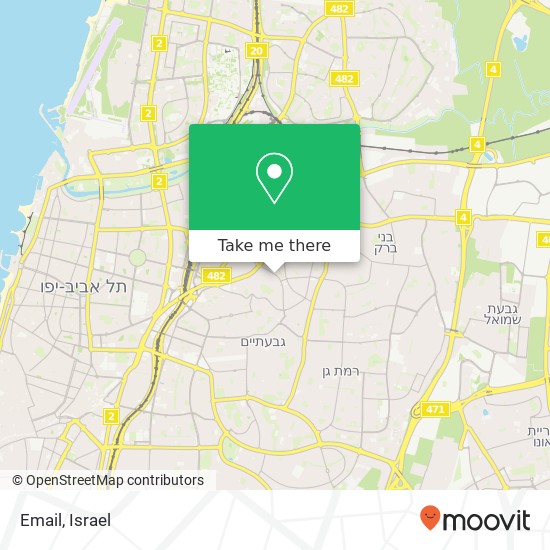 Email, ביאליק רמת גן, תל אביב, 52441 map