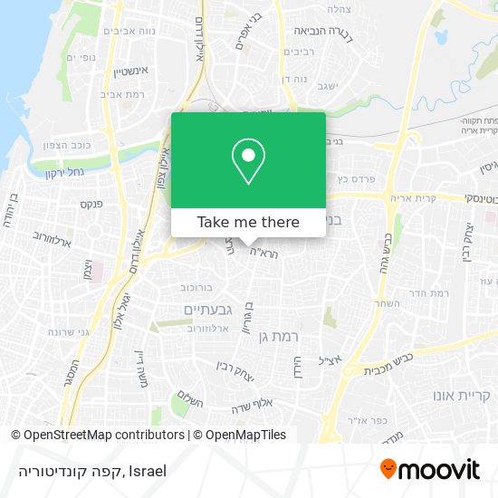 קפה קונדיטוריה map