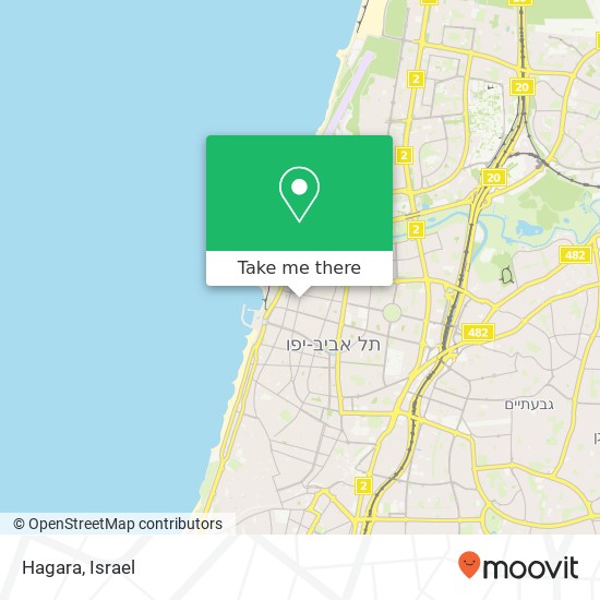 Hagara, מאיר דיזנגוף תל אביב-יפו, תל אביב, 63115 map