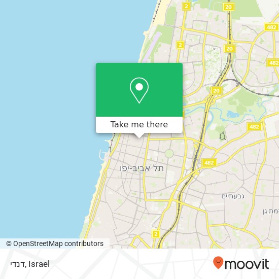 Карта דנדי, אלקלעי תל אביב-יפו, תל אביב, 62742