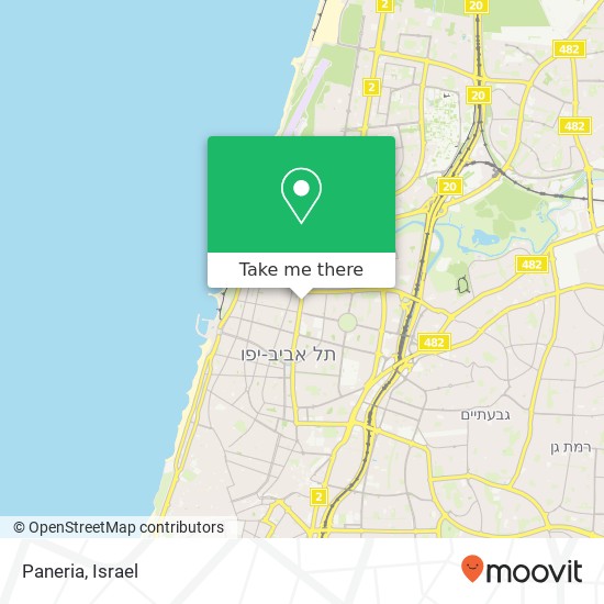 Paneria, אבן גבירול תל אביב-יפו, תל אביב, 62966 map