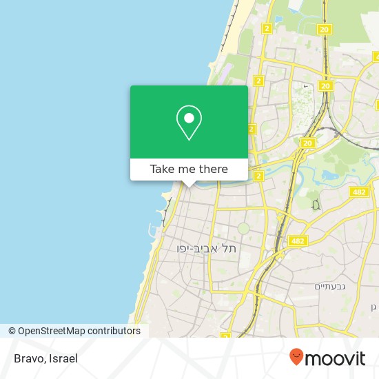 Bravo, מאיר דיזנגוף תל אביב-יפו, תל אביב, 60000 map