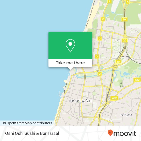 Oshi Oshi Sushi & Bar, נמל תל אביב, תל אביב-יפו, 60000 map