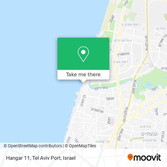 Hangar 11, Tel Aviv Port map