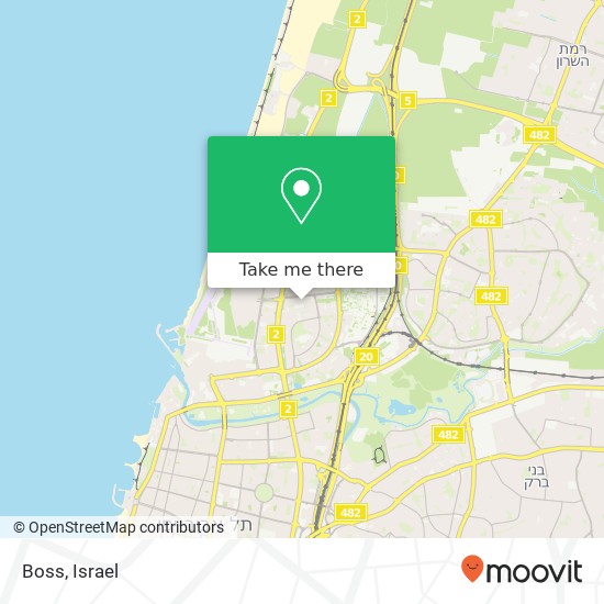Карта Boss, רמת אביב, תל אביב-יפו, 60000