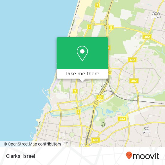 Clarks, רמת אביב, תל אביב-יפו, 60000 map