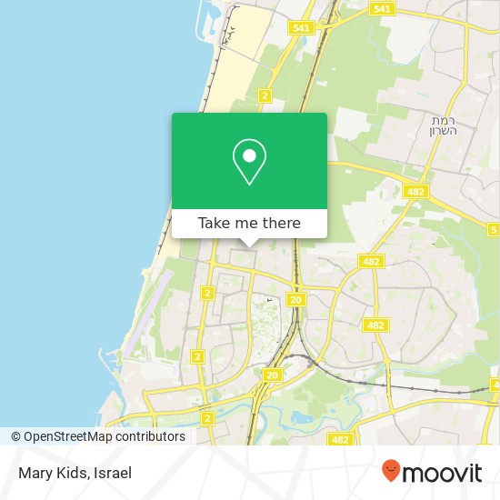 Mary Kids, אבא אחימאיר תל אביב-יפו, תל אביב, 69492 map