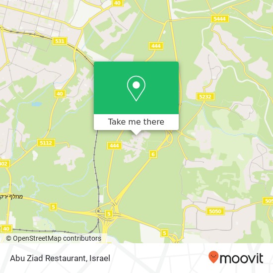 Abu Ziad Restaurant, הנורית חגור, 45870 map