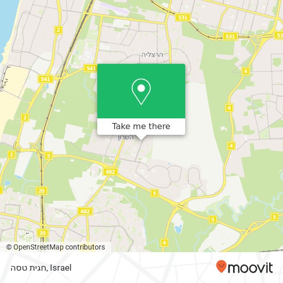 חגית טסה, אוסישקין רמת השרון, תל אביב, 47209 map