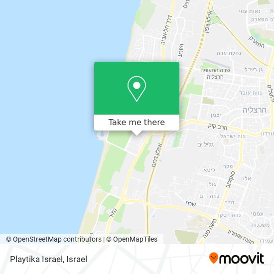 Playtika Israel map