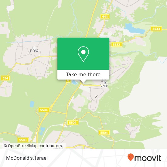 McDonald's, פתח תקווה, 49000 map