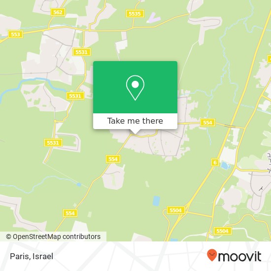 Paris, טירה, השרון, 44915 map