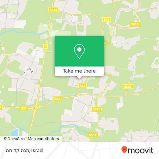 מגה קדימה map