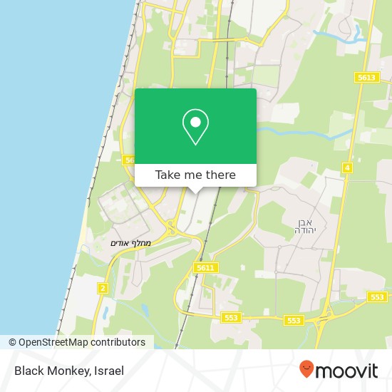 Black Monkey map