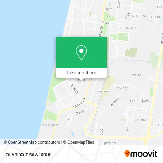 Карта עוגיות מרוקאיות