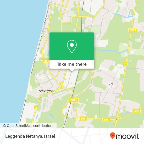 Leggenda Netanya, גבורי ישראל אזור תעשייה ספיר, נתניה, 42504 map