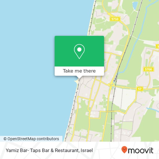 Yamiz Bar- Taps Bar & Restaurant, מרכז העיר, נתניה, 42000 map