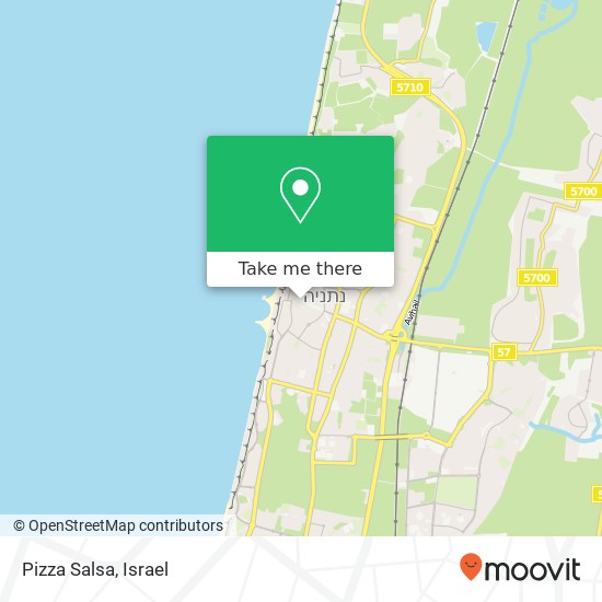 Pizza Salsa, מעלות הרב וורנר נתניה, השרון, 42000 map