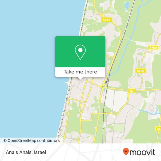 Anais Anais, שטמפפר נתניה, השרון, 42000 map