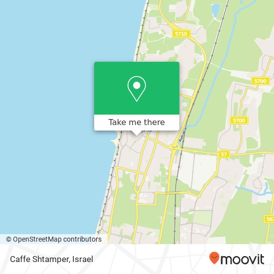 Caffe Shtamper, שטמפפר מרכז העיר, נתניה, 42000 map