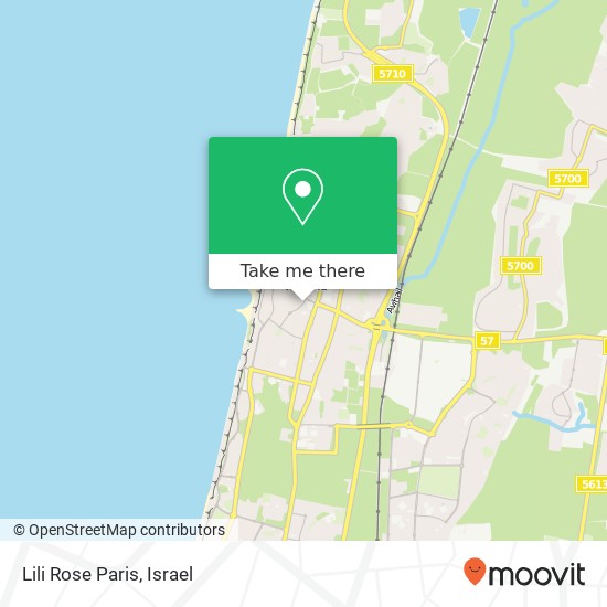 Lili Rose Paris, סמילנסקי נתניה, השרון, 42431 map