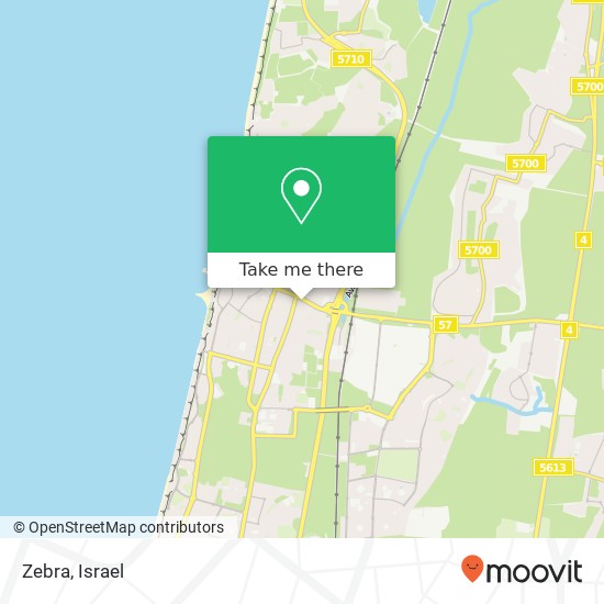 Zebra, הרצל מרכז העיר, נתניה, 42393 map